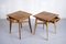 Tables d'Appoint Style Reconstruction, France, 1950s, Set de 2 6