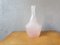 Italian Bottle in Sandblasted Pink Glass from Empoli 1