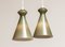 Glass Pendants in Olive Green by Maria Lindeman for Idman Oy, Finland, 1950 6