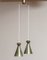 Glass Pendants in Olive Green by Maria Lindeman for Idman Oy, Finland, 1950, Image 8