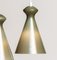 Glass Pendants in Olive Green by Maria Lindeman for Idman Oy, Finland, 1950, Image 4