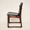 Danish Wood & Leather Dining Chairs, Set of 8 8
