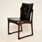 Danish Wood & Leather Dining Chairs, Set of 8 4
