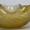 Cenicero o Vide-Poche de cristal de Murano con polvo de oro de Barovier & Toso, Imagen 4