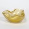 Vide-Poche or Ashtray in Murano Glass with Gold Powder from Barovier & Toso 1