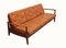 Sofa or Daybed in Teak and Leather by Eugen Schmidt for Soloform, 1960s 14