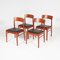 Dining Chairs by Henning Kjaernulf for Korup Stolefabrik, Set of 4, Image 1