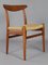 W2 Dining Chairs by Hans J Wegner for C M Madsen, Denmark, 1960s, Set of 4 4
