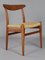 W2 Dining Chairs by Hans J Wegner for C M Madsen, Denmark, 1960s, Set of 4, Image 4