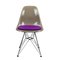 Chairs with Fiberglass Shells & Eiffel Bases by Charles & Ray Eames for Herman Miller, Set of 6 5