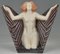 Sculture Art Deco in ceramica di Narezo per Kaza France, set di 3, Immagine 5