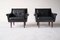 4-Seater Sofa & Armchairs in Leather by Svend Skipper, Norway, 1960s. Set of 3 9