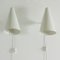 China Wall Lights by Carl-Harry Stålhane for Rörstrand, Sweden, 1950s, Set of 2 3