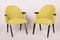 Mid-Century Yellow Armchairs, Czechia, 1950s, Set of 2 1