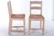 Danish Oak Kitchen Chairs with Wicker Seats, 1970s, Set of 2 2