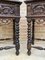 Early 20th Century Spanish Baroque Style Chestnut & Porcelain Nightstands with One Drawer, Set of 2 19