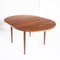 Scandinavian Style Dining Table in Varnished Teak with Extension, France, 1960s, Image 4