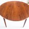 Scandinavian Style Dining Table in Varnished Teak with Extension, France, 1960s 8