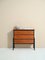 Teak & Black Chest of Drawers 3