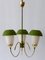 Lampe à Suspension Sputnik Mid-Century Moderne à 3 Lampes de Hillebrand, Allemagne, 1950s 11