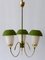 Mid-Century Modern 3-Light Sputnik Pendant Lamp from Hillebrand, Germany, 1950s 11