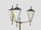 Lámpara de pie con tres luces, años 50, Imagen 2