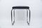 Bauhaus Stool in Leather and Chrome from Mauser, 1930s, Image 3