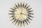 Sunburst Wall Clock from Atlanta Electric, Germany, 1960s, Image 1