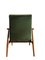 Grüne Mid-Century Sessel mit Fußhocker von Henryk Lis, 1960er, 3er Set 7