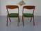 Mid-Century Teak Stühle von Vamo Sondeborg, 1960er, 2er Set 8