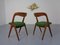 Mid-Century Teak Stühle von Vamo Sondeborg, 1960er, 2er Set 9