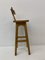 Pine Wood Bar Stools, 1970s, Set of 4, Image 9