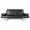 DS 460 Black Leather Sofa from De Sede, Image 1