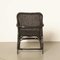 Rattan Armchair in Black by Erich Dieckmann, Image 4