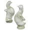 Sculptures Poule en Verre Corroso par Archimede Seguso, 1930s, Set de 2 1