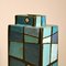 Rectangular Studio Pottery Vase in Blue Tones, Image 6