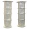 Glas Vasen in Bambus Optik von Timo Sarpaneva für Iittala, 2er Set 1