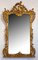 Large Tall Gilt and Painted Carved Wood Mirror 4
