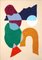 Ryan Rivadeneyra, Modern Native Shapes, 2021, Acrylic on Paper 1