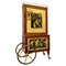 Italian Bar Cabinet on Wheels Cart by Aldo Tura, 1960s 1