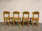 Pine Wood Dining Chairs by Ner Daumiller for Hirtshals Savvaerk, 1980s, Set of 4 5