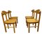 Pine Wood Dining Chairs by Ner Daumiller for Hirtshals Savvaerk, 1980s, Set of 4 1