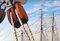 Patrick Chevailler, La poulie et trois mâts, 2020, Oil on Canvas 1