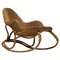 Art Nouveau Wicker Rocking Chair by Victor Horta, France, 1900s, Image 1