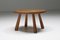 Mid-Century Modern Rustic Round Coffee Table, 1950s, Image 3