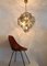 Italian Brass and Smoked Glass Chandelier by Vistosi, 1960s, Image 3