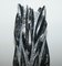 Large Fossilized Orthoceras Marble Finish Statues, Set of 2 5