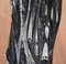 Large Fossilized Orthoceras Marble Finish Statues, Set of 2 18