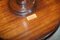Vintage Light Hardwood & Green Leather Side Table 16