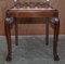 Antike englische handgeschnitzte Löwen Stühle in Pfotenfüßen aus Hartholz, 2er Set 6